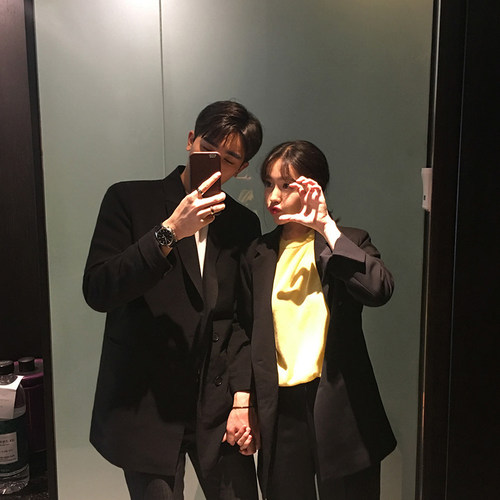 复古西装Mrcyc小西服春季宽松