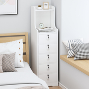 Ultra-narrow bedside table simple modern mini bedside cabinet rack locker bedroom simple storage crevice cabinet