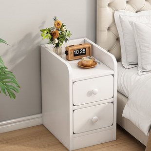 超窄款20/25/30cm床头柜小型收纳柜子简约现代卧室床边夹缝置物架