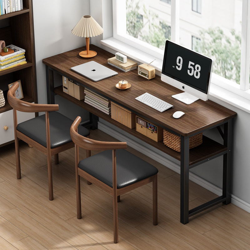 书桌学生家用学习桌长方形简易出租屋电脑桌窗台靠墙长条窄桌子,商业/办公家具,办公电脑桌,淘宝优惠券,粉丝福利购,淘宝优惠卷