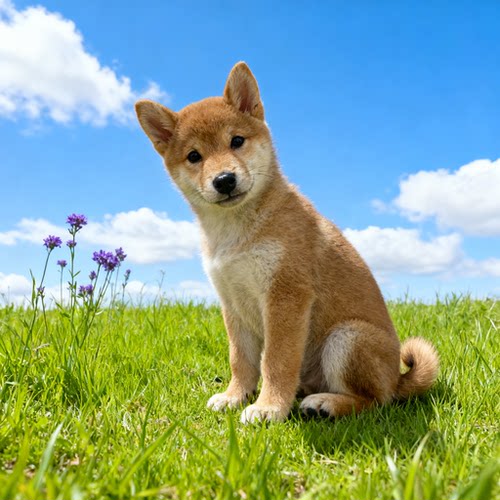 犬狗长不大黄色狗崽活体狗黑柴