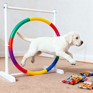 拉布拉多幼犬活物活体高智商真狗大型犬大骨架幼崽狗巡回犬狗白色