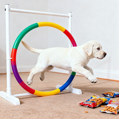 大型犬大骨架幼崽狗巡回犬狗白色