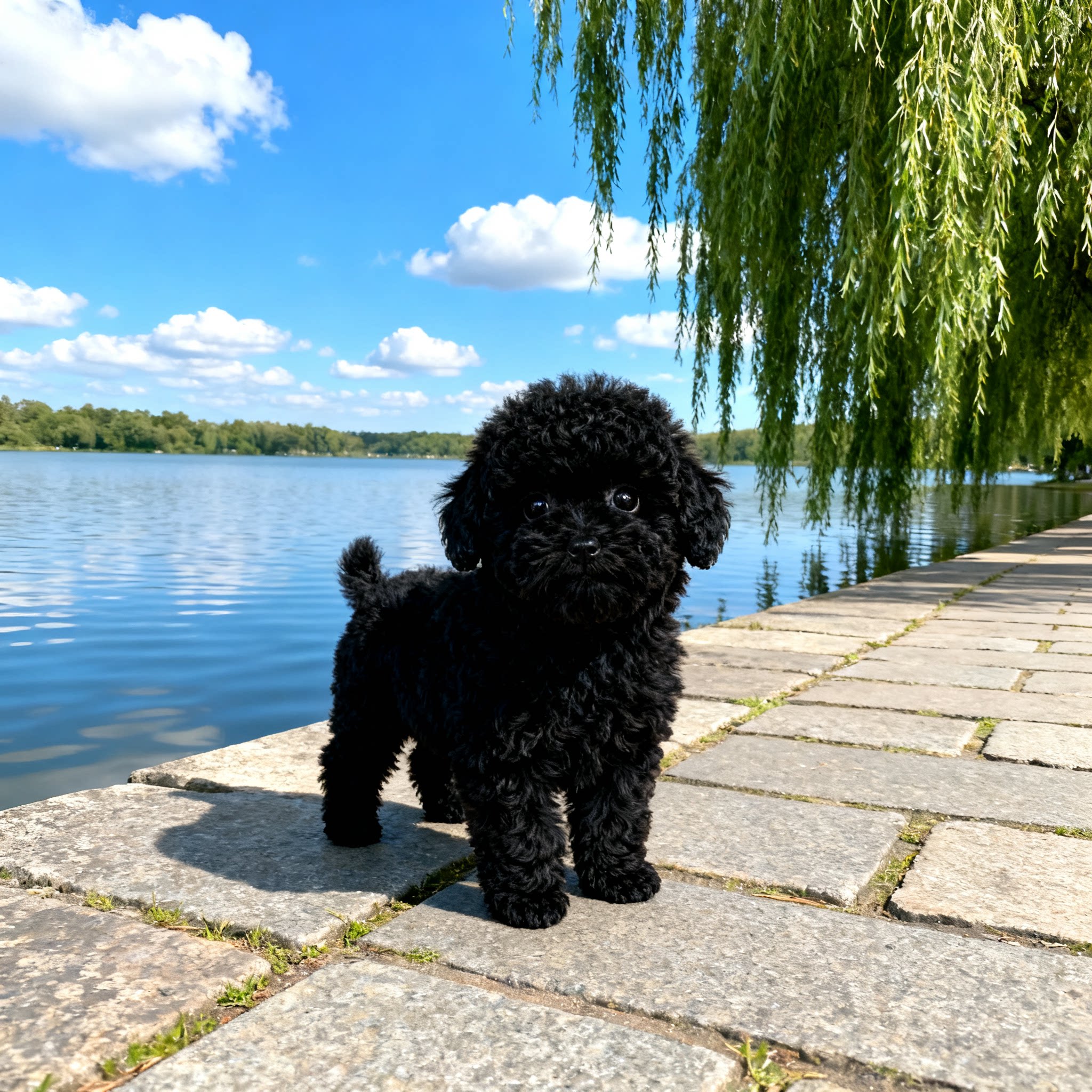 泰迪幼犬活物网红小体贵宾犬便宜黑色型聪明黑宠物狗小型犬幼崽狗