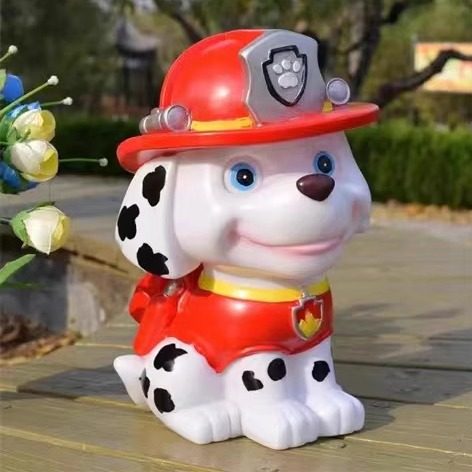 汪汪队石膏娃娃大号存钱罐儿童玩具手工涂色涂鸦DTY男女孩白胚