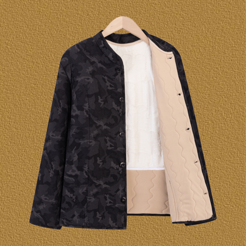 中老年人加绒加厚保暖棉衣