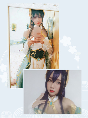 现货包邮面包家英雄联盟cosplay舞剑仙艾瑞莉娅刀妹玉剑cos服套装