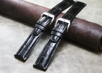 Бамбуковый ремешок для часов, крокодил, 20mm, 21mm, 22mm, из натуральной кожи