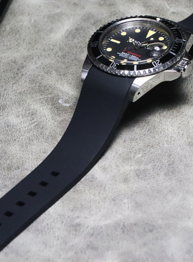 包头弧形氟硅胶橡胶18mm19mm20mm21mm22mm海洋之星水鬼GT2表带