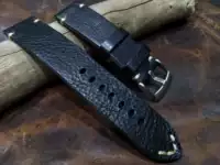 Кожаный ремешок для часов, воловья кожа, 20mm, 22mm