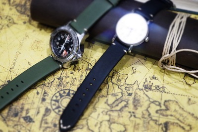 特殊纹理快拆柔软牛皮表带