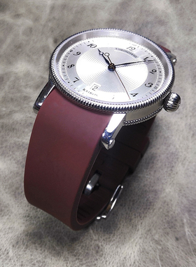 包头弧形掺氟硅胶橡胶20mm22mm24mm海马剑鱼watch3水鬼550GT2表带