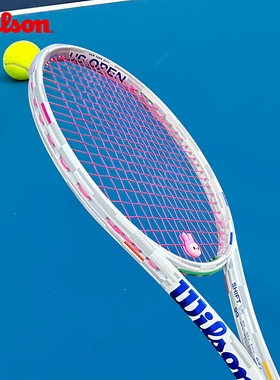 Wilson/威尔胜网球拍男女单人全碳素纤维专业球拍SHIFT 99小白拍