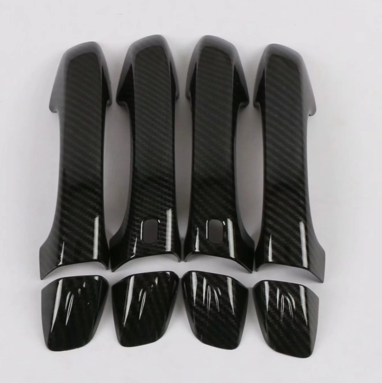 19款长安CS85COUPE拉手外车门把手碳钎维贴盖改装饰亮条用品配件