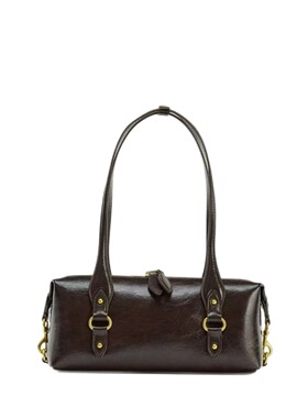 潮流时尚金属装饰法棍包腋下手提包休闲百搭复古单肩包女包