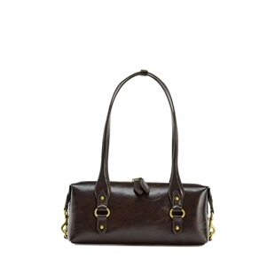 潮流时尚金属装饰法棍包腋下手提包休闲百搭复古单肩包女包