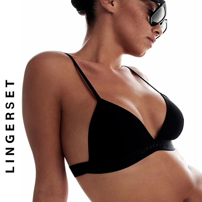 伶社简约纯色法式无钢圈薄款文胸