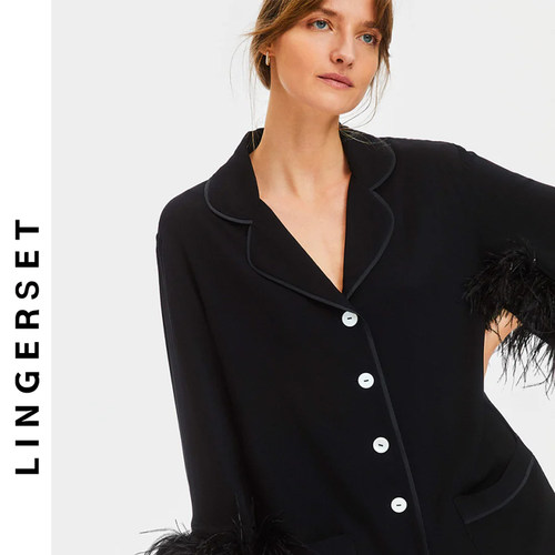 乌克兰Sleeper女羽毛睡衣套装