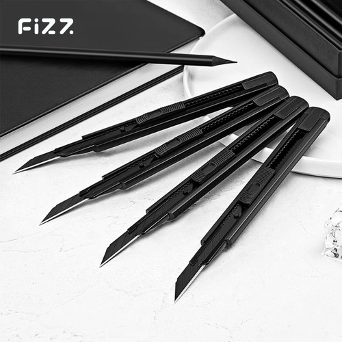 飞兹30°高碳钢黑刃美工刀