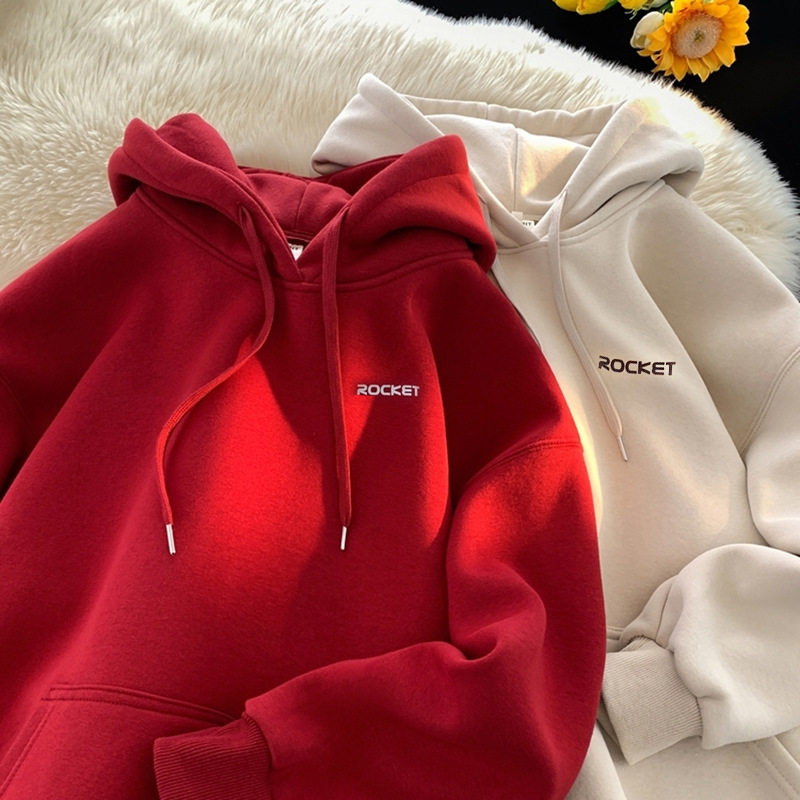 港仔风重磅情侣连帽卫衣冬季加绒加厚外套冬季港风宽松大码上衣男,男装,卫衣,淘宝优惠券,粉丝福利购,淘宝优惠卷