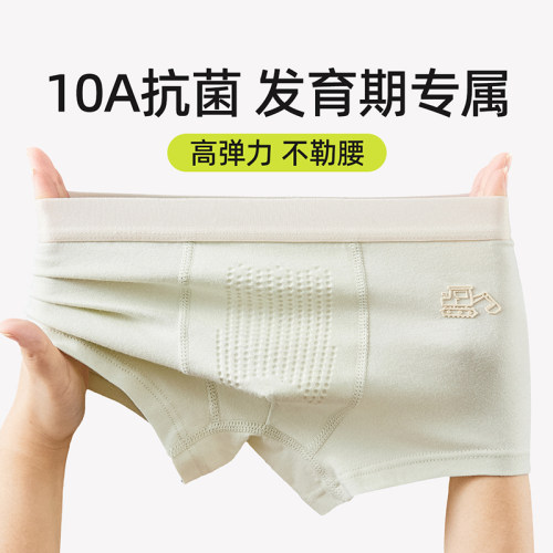 男童内裤纯棉a类四角儿童发育期