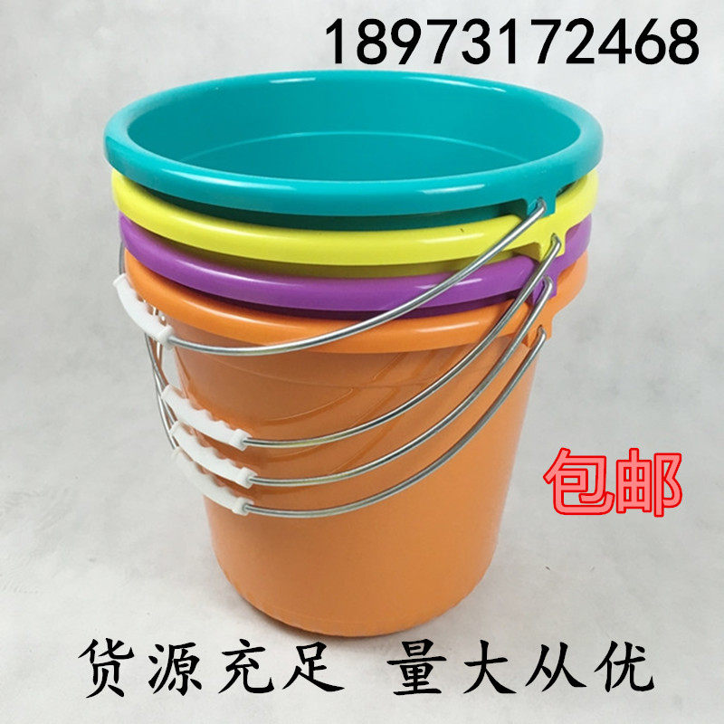 加厚耐摔桶手提 塑料水桶 洗衣泡脚洗澡洗车钓鱼桶家用储水桶包邮
