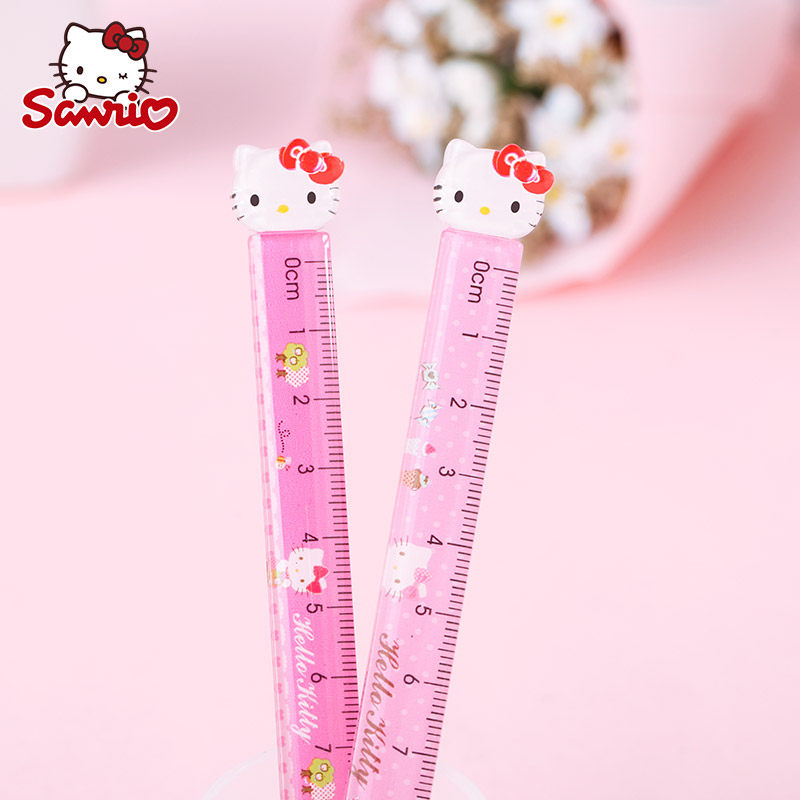 HelloKitty尺子学生文具女卡通直尺套装透明韩国多功能简约可爱创意儿童学习用品迪士尼折叠尺波浪尺格尺在类目 电子词典/电纸书/文化用品, 绘图测量用品, 各类尺/三角板中 - 来自Buy2taobao.com提供专业的淘宝代购服务