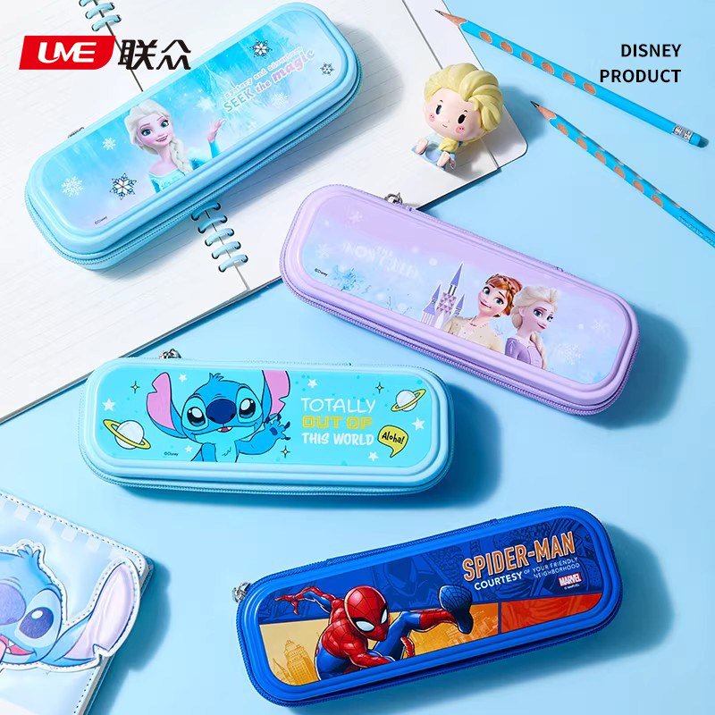 迪士尼卡通笔袋女小学生可爱文具盒大容量多层防压儿童铅笔盒男生款2026新款铅笔文具袋一二三年级多功能笔盒