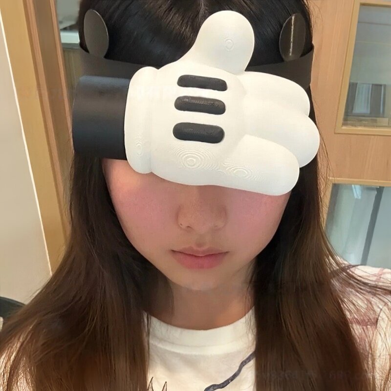 3d打印双手掌遮阳帽太神经个性防晒帽发饰旅行帽空顶帽出行遮天夏