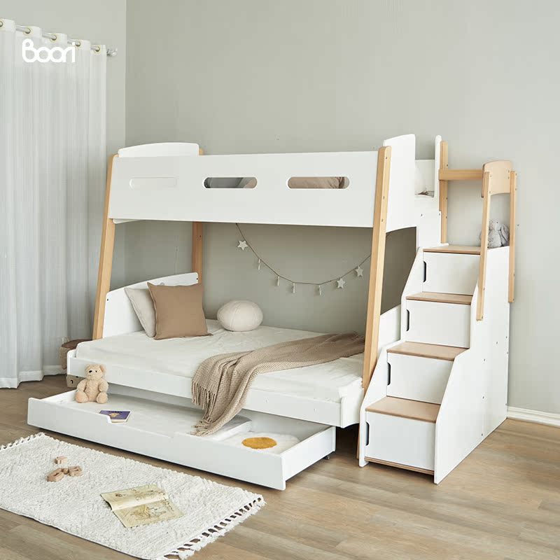Boori艾利特双层床进口实木子母床上下铺儿童床上下高低床