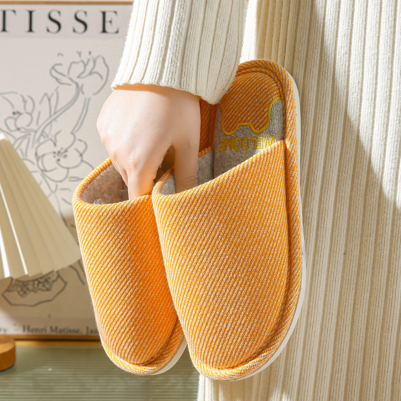 洁丽雅2025新款保暖棉拖鞋防滑