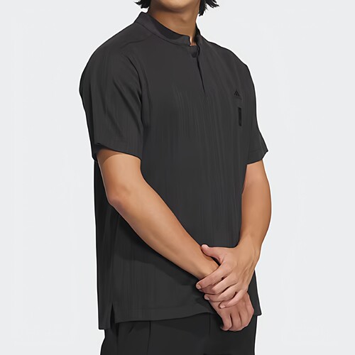 酷动城正品adidas武极系列男子中式棉质舒适透气运动POLO衫IW1514