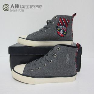 正品现货 polo ralph lauren拉夫劳伦 中童帆布休闲童鞋 993447C