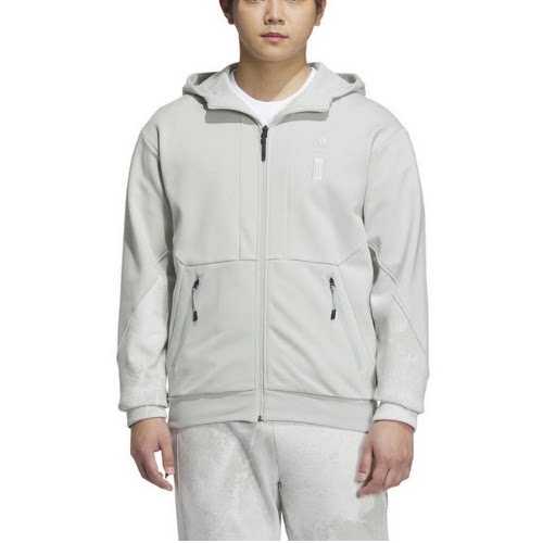 酷动城正品Adidas男子武极系列保暖时尚舒适百搭连帽外套 IP4943