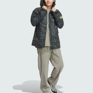 酷动城正品 Adidas 男子TERREX国家地理户外防风雨外套 IS9511