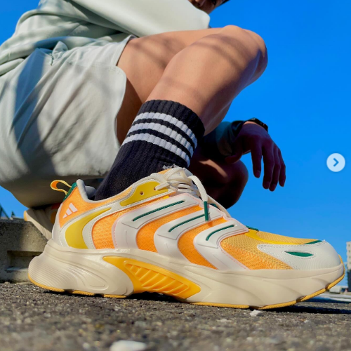 酷动城现货 Adidas CLIMACOOL男子清风系列网面透气跑步鞋 IF6728