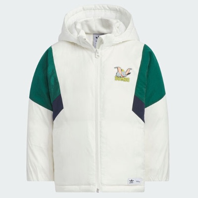 酷动城正品adidas 小飞象联名小童加厚秋冬轻质保暖羽绒服IX4360