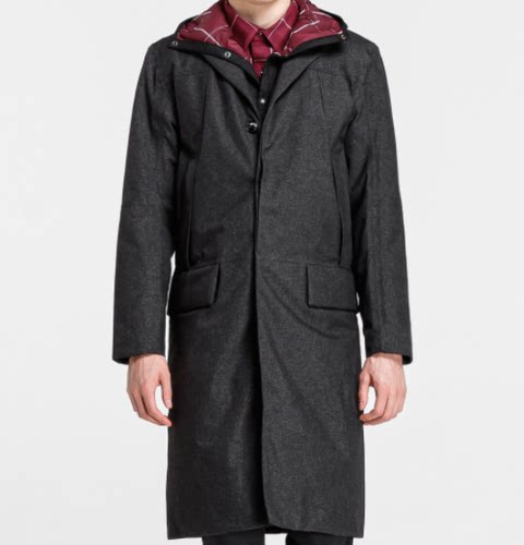 酷动城正品男子商务休闲羽绒服