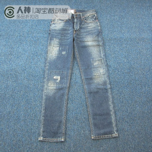 L12726V15X02 男子秋冬101中腰标准小直脚牛仔裤 酷动城正品 Lee