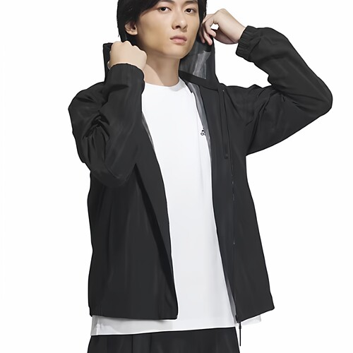 酷动城正品Adidas男子武极系列春秋保暖时尚百搭夹克外套 IW1512