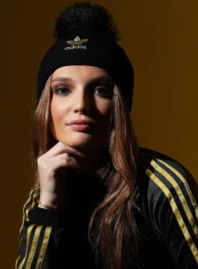 酷动城正品 Adidas 三叶草 中性冬季保暖时尚休闲针织帽 H35531