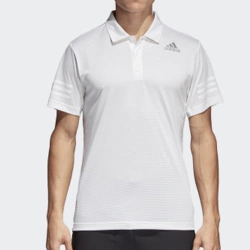 酷动城正品adidas男子轻薄舒适速干透气运动休闲POLO衫 CW3931