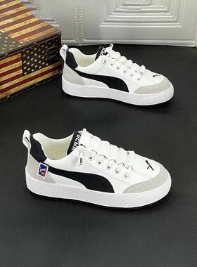 MassContiy~百搭中的战斗机~一脚蹬小白鞋男潮流时尚休闲软底皮鞋