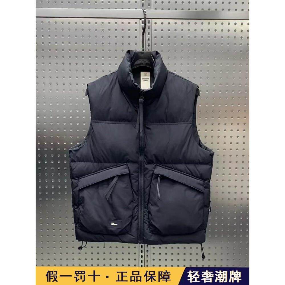 高端正品羽绒马甲男冬季新款工装宽松保暖无袖外套白鸭绒背心坎肩,男装,羽绒马甲,淘宝优惠券,粉丝福利购,淘宝优惠卷
