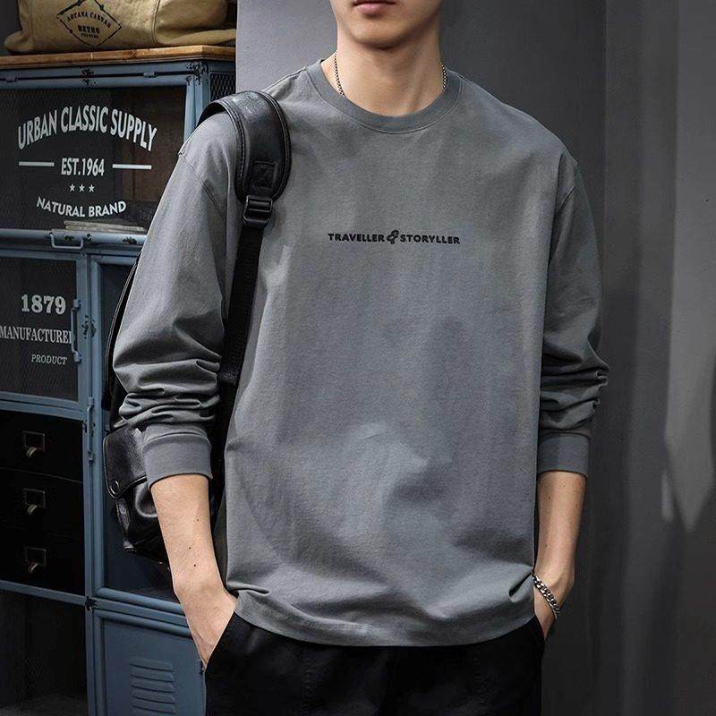 it Afternnaths潮牌重磅纯棉长袖t恤男春秋季复古卫衣宽松打底衫,男装,T恤,淘宝优惠券,粉丝福利购,淘宝优惠卷