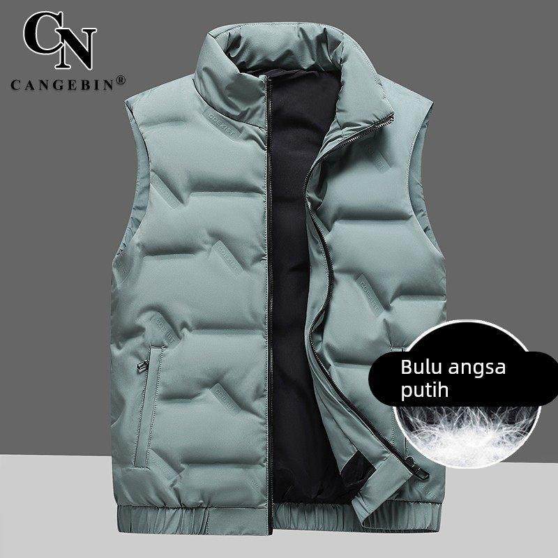 马甲羽绒男春秋鹅绒轻薄款外套背心马夹高端品牌2025新款大码坎肩,男装,常规马甲,淘宝优惠券,粉丝福利购,淘宝优惠卷