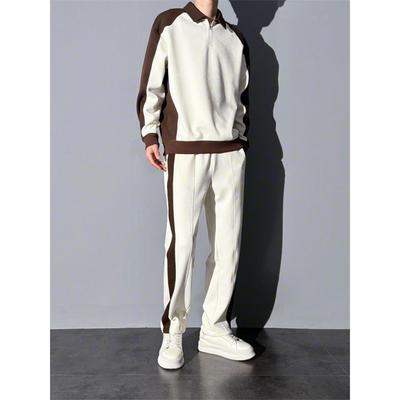 韩国CHIPOTLE轻熟风套装男士2025年秋季Polo衫卫衣外套搭配休闲裤