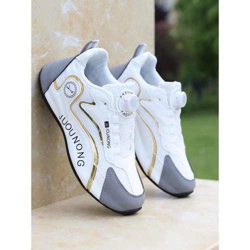 男鞋秋季透气2025新款休闲小白鞋百搭网面跑步运动鞋男士老爹鞋潮