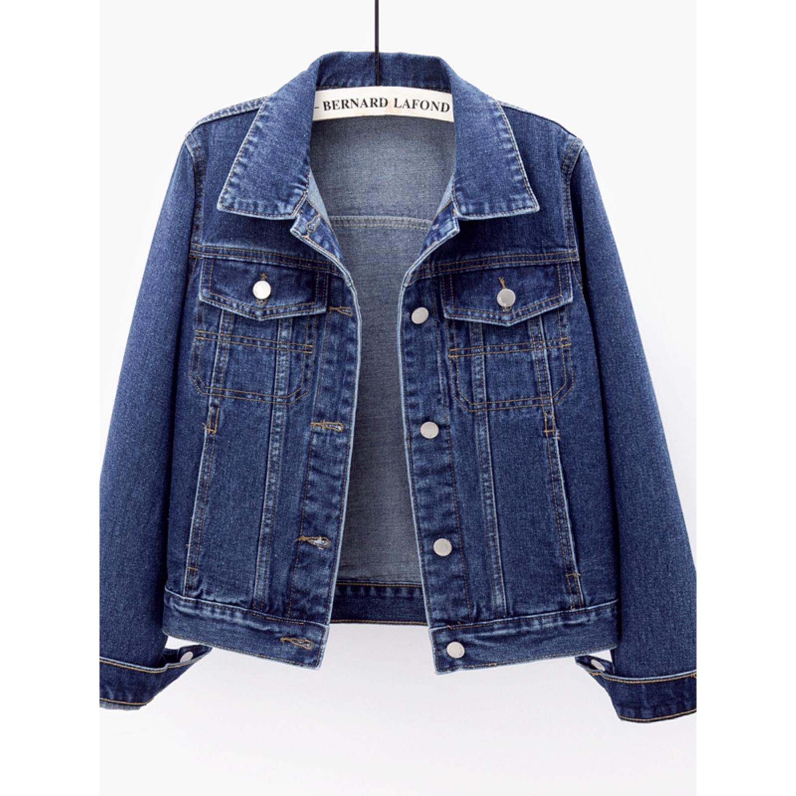 时尚品牌Cvy牛仔女夹克2025春秋季新款修身多用途短开衫长袖夹克