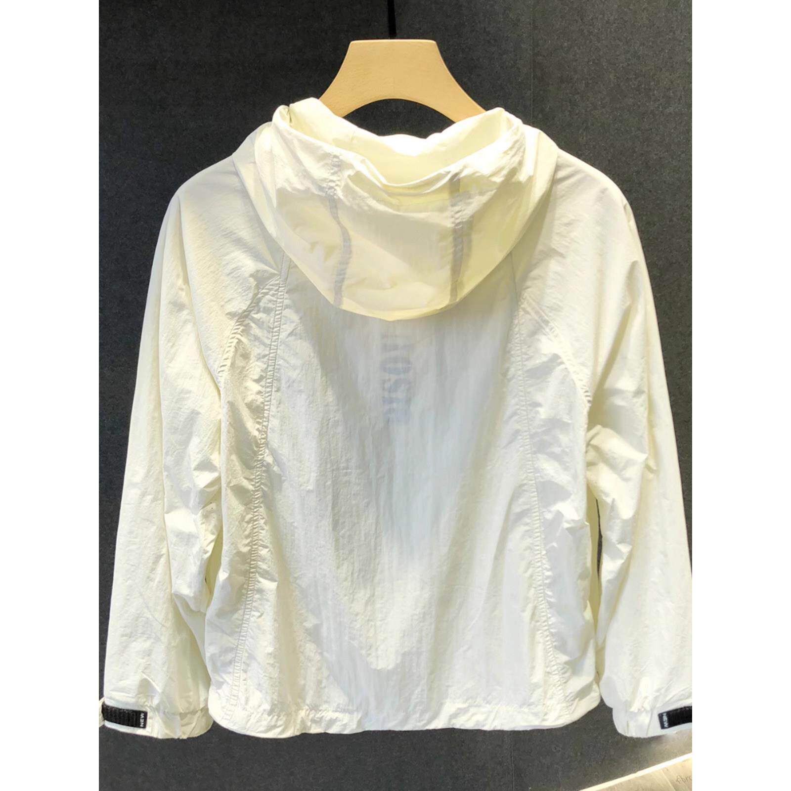 家日报~运动格纹薄夹克风衣男士春秋夹克男士防晒服风衣男士